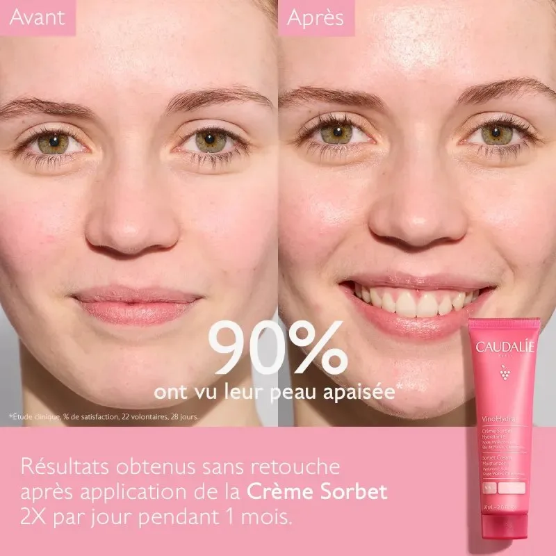 CAUDALIE VinoHydra Crème Sorbet Hydratante 60 ml — photo 3