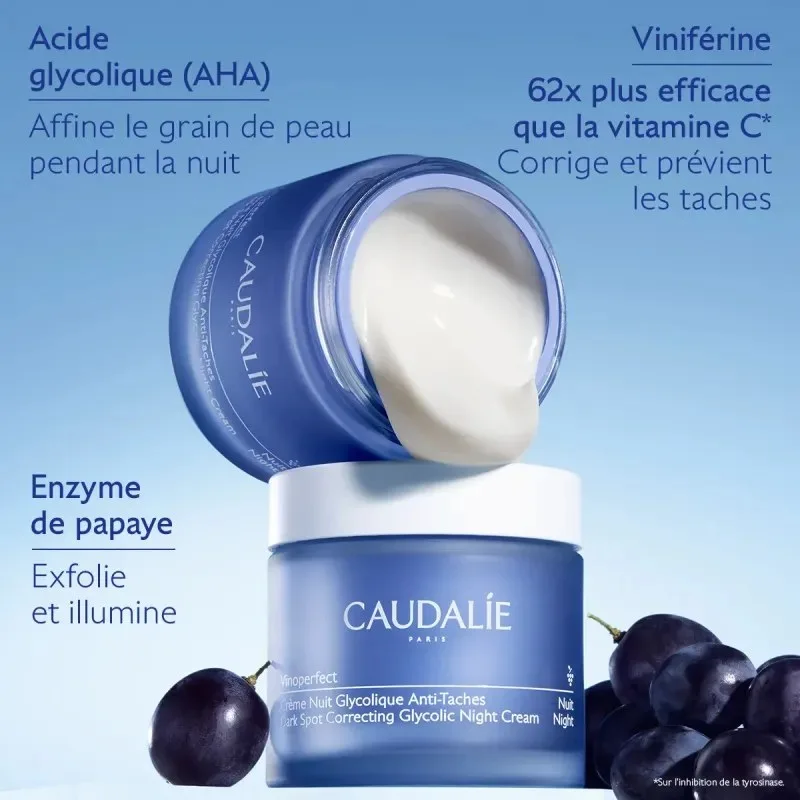 CAUDALIE Vinoperfect Crème Nuit Glycolique Anti-Taches 50 ml — photo 4
