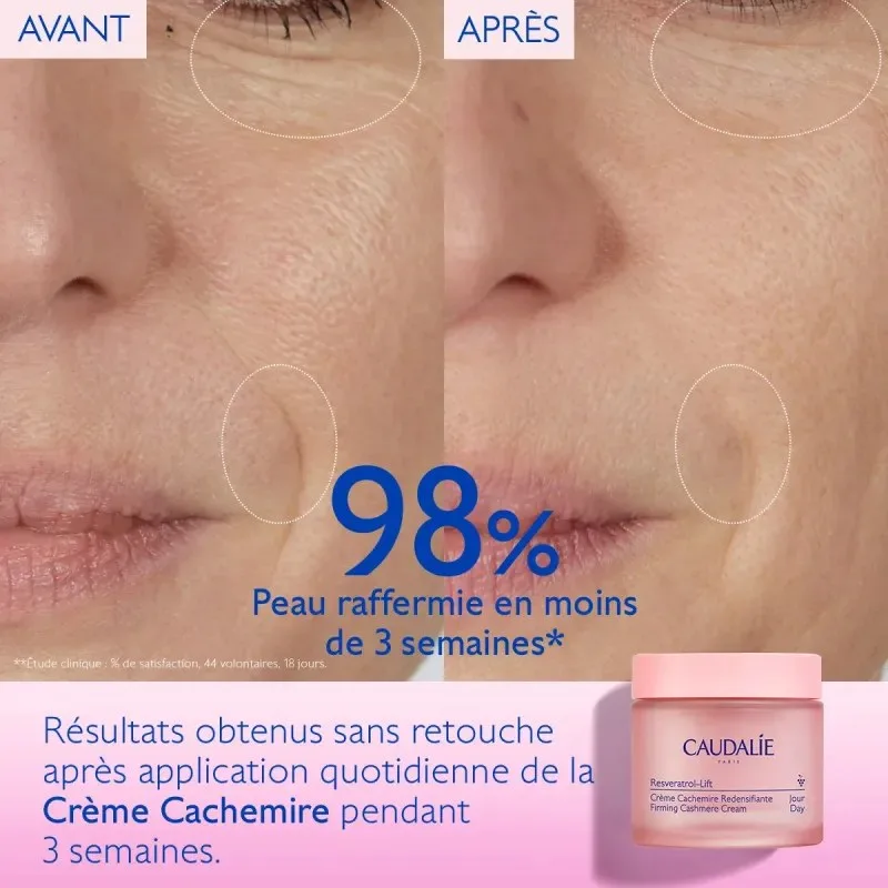 CAUDALIE Resveratrol-Lift Crème Cachemire Redensifiante Recharge 50 ml — photo 4