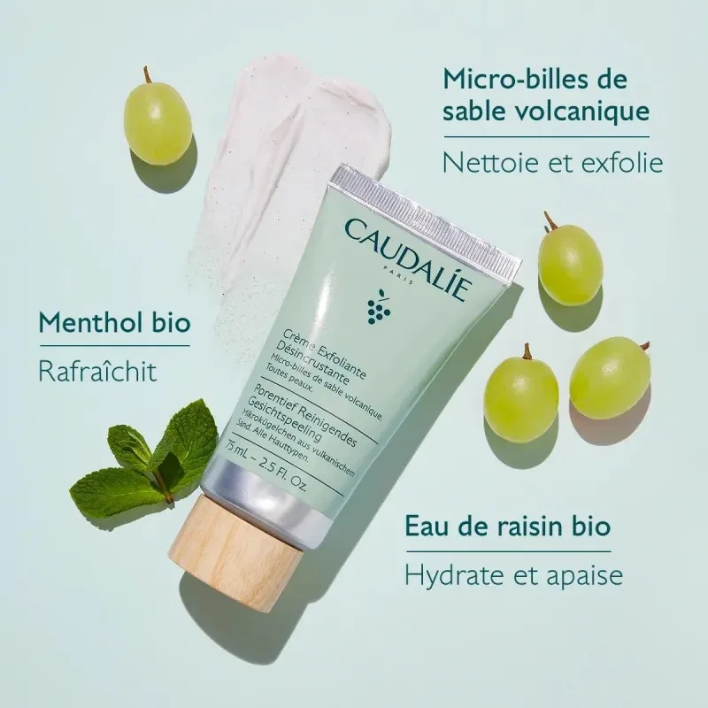 CAUDALIE Vinoclean Crème Exfoliante Désincrustante 75 ml — photo 3