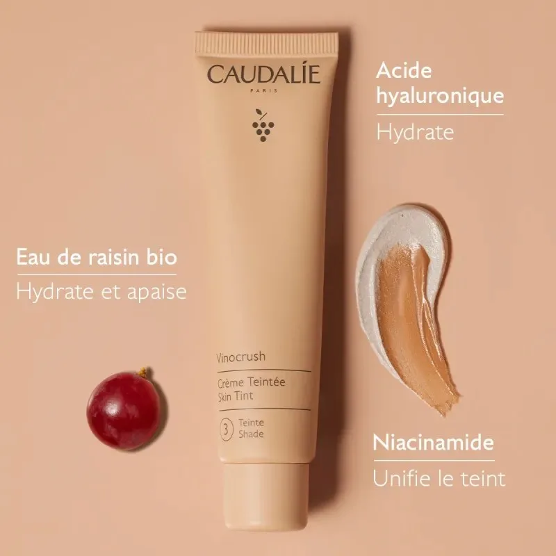 CAUDALIE Vinocrush CC Crème Teintée Teinte 3 30 ml — photo 4