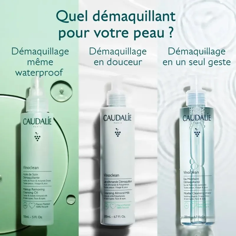 CAUDALIE Vinoclean Eau Micellaire Démaquillante 200 ml — photo 4