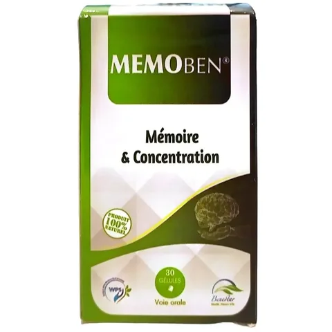 MEMOBEN Mémoire et Concentration 30 gélules