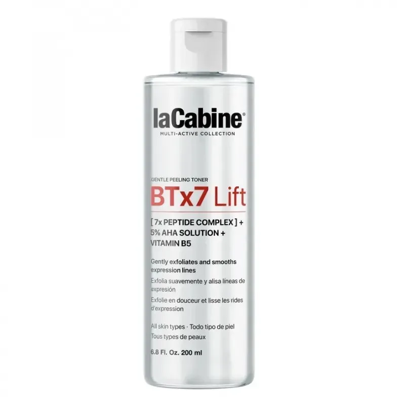 LA CABINE Lotion Tonique Exfoliante pour le Visage BTx7 Lift 200 ml