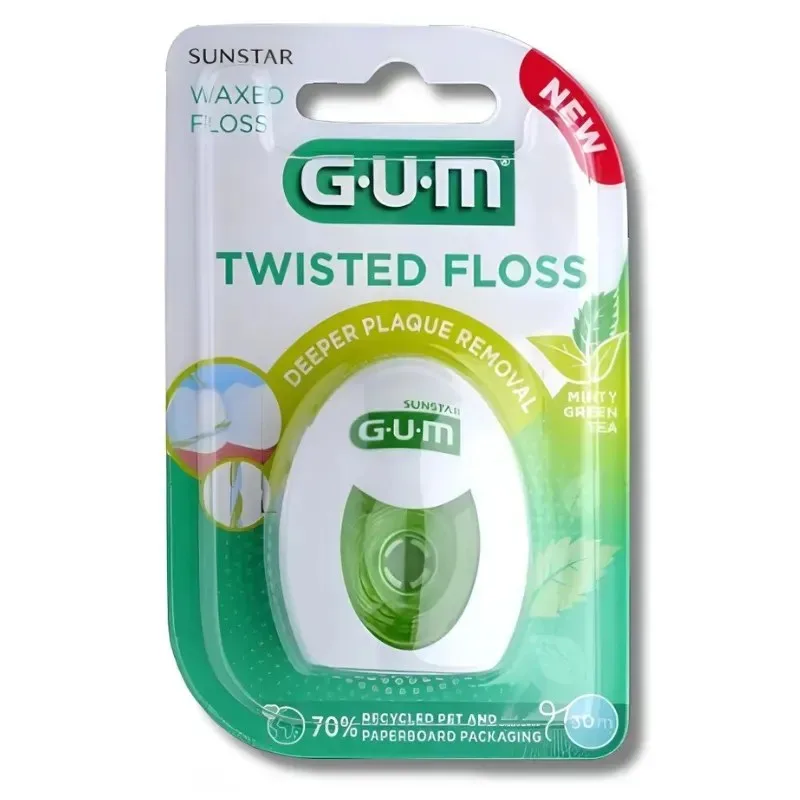GUM Twisted Floss Fil Dentaire 3500