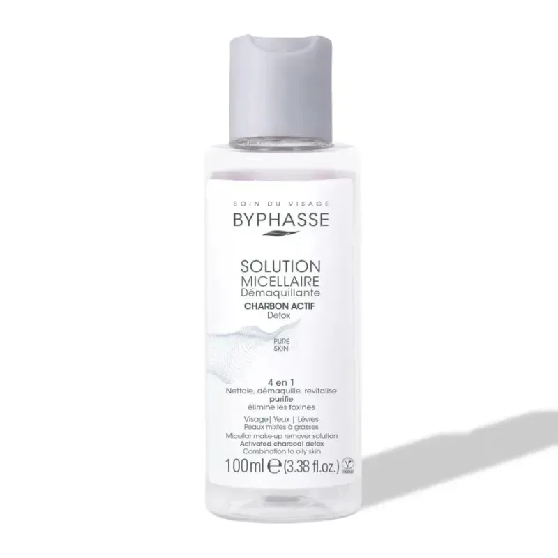 BYPHASSE Eau Micellaire Charbon Actif 100 ml