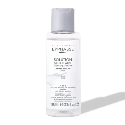BYPHASSE Eau Micellaire Charbon Actif 100 ml