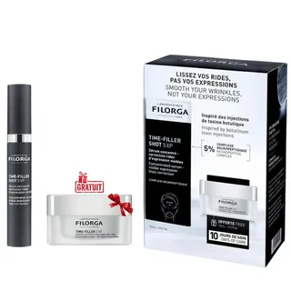 FILORGA Coffret Time-Filler Shot 5XP Sérum Concentré 15 ml et Time-Filler 5XP Crème de Jour 15 ml