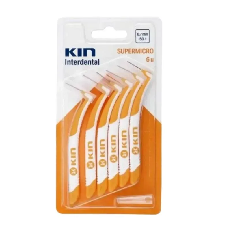 KIN Brossette Interdentaire Supermicro 0,7 mm Boîte de 6