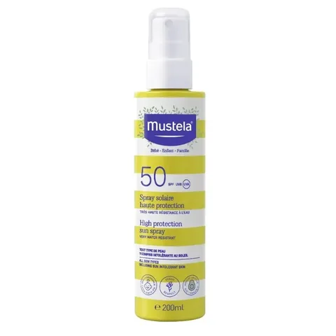 MUSTELA Spray Solaire Haute Protection SPF50 200 ml