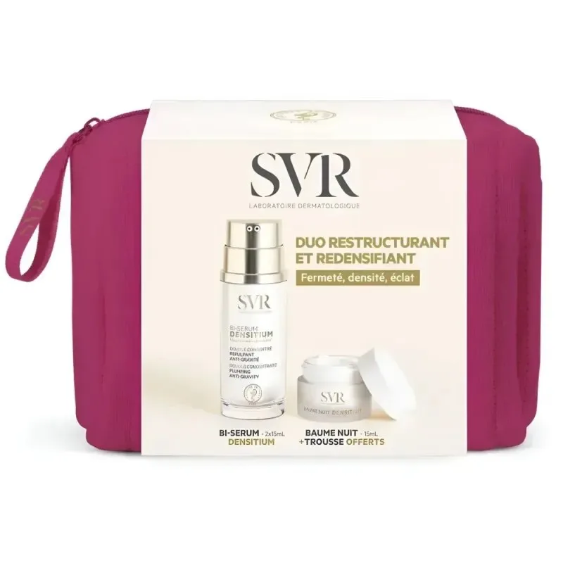SVR Trousse Densitium Bi-Sérum 2 x 15 ml + Baume Nuit Réparation Globale 15 ml Offert