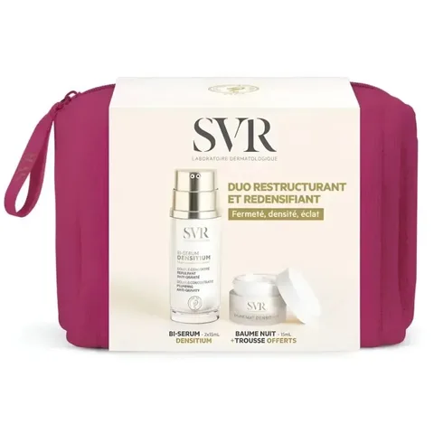 SVR Trousse Densitium Bi-Sérum 2 x 15 ml + Baume Nuit Réparation Globale 15 ml Offert