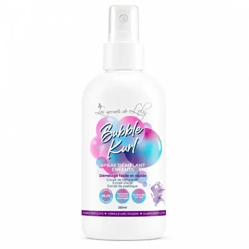 LES SECRETS DE LOLY Bubble Kurl Spray Démêlant Enfant 250 ml