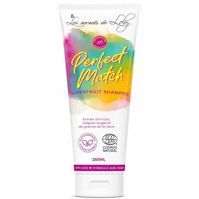 LES SECRETS DE LOLY Perfect Match Shampooing Léger Cheveux Bouclés et Ondulés 250 ml