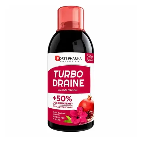 FORTE PHARMA Turbodraine Grenade Hibiscus 500 ml