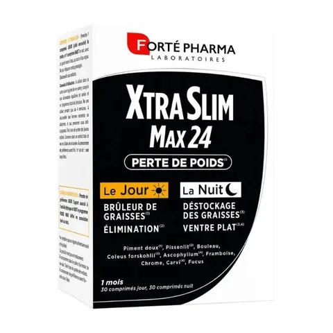 FORTE PHARMA XtraSlim Max 24 Perte de Poids 30 Comprimés