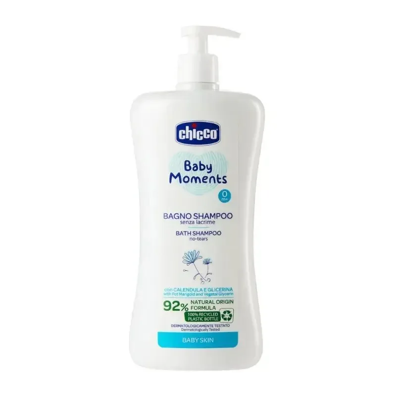 CHICCO Baby Moments Shampooing Doux Sans Larmes 750 ml