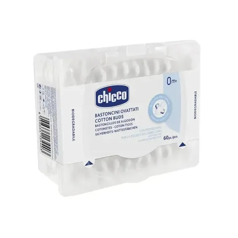 CHICCO Coton-Tiges 60 Pièces