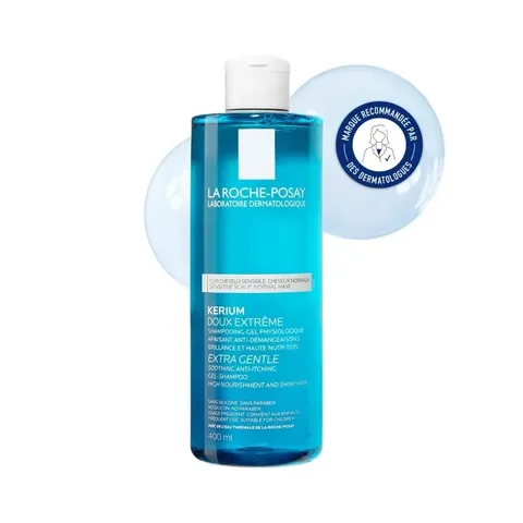 LA ROCHE POSAY Kerium Doux Extrême Shampoing Cuir Chevelu Sensible 400 ml