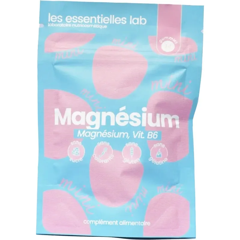 LES ESSENTIELLES LAB Magnésium + Vitamine B6 14 Gummies