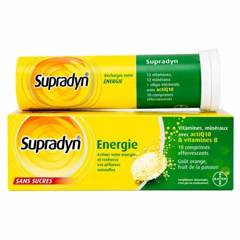 SUPRADYN Énergie Effervescents 10 Comprimés