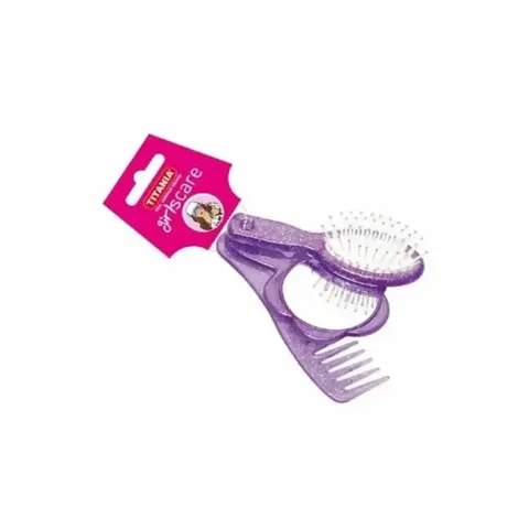 TITANIA Set Brosse Peigne Miroir 1309