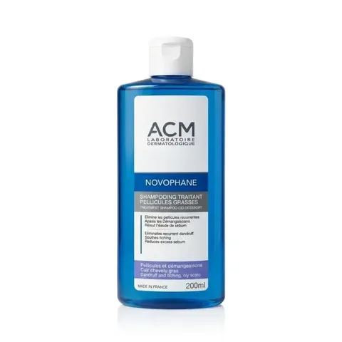 ACM Novophane Shampooing Traitant Pellicules Grasses 200 ml