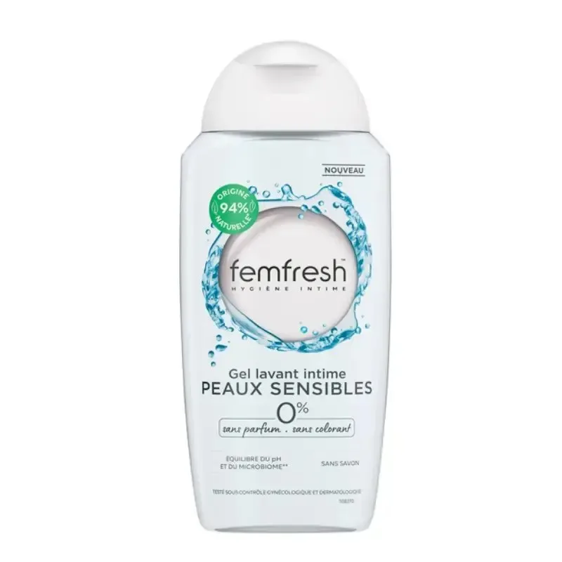 FEMFRESH Gel Lavant Intime Peaux Sensibles 250 ml