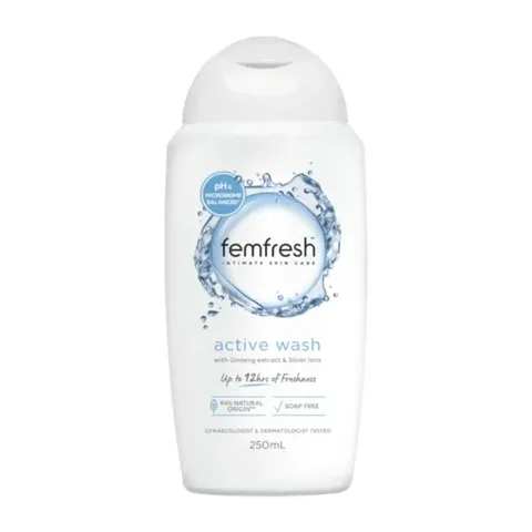 FEMFRESH Active Wash Gel Lavant Intime 250 ml