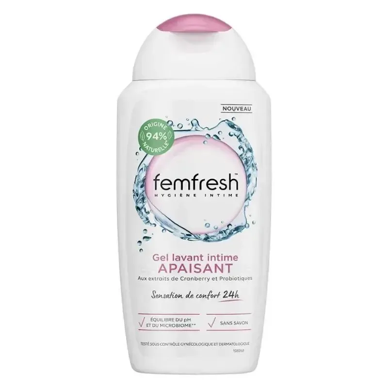 FEMFRESH Gel Lavant Intime Apaisant 250 ml