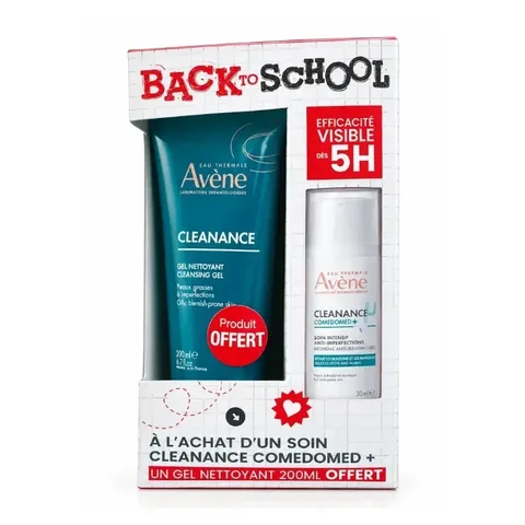 AVENE Cleanance Comedomed+ 30 ml + Gel Nettoyant Cleanance 200 ml