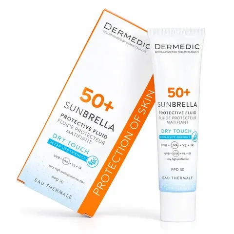 DERMEDIC Sunbrella Dry Touch Crème Protectrice Matifiante SPF50+ 40 ml