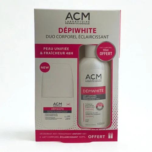 ACM Dépiwhite Coffret Duo Corporel Éclaircissant (Déodorant 50 ml + Lait 100 ml offert)