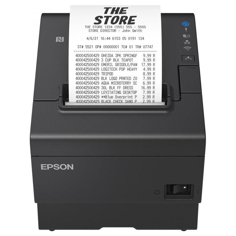 Imprimante de Ticket EPSON TM-T88VII Réseau - Noir (C31CJ57112)
