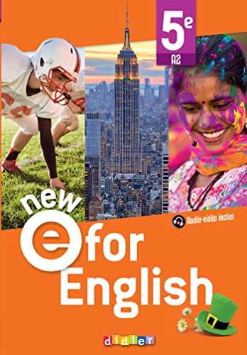 New E for English - Anglais 5e Éd. 2022 - Livre Élève
