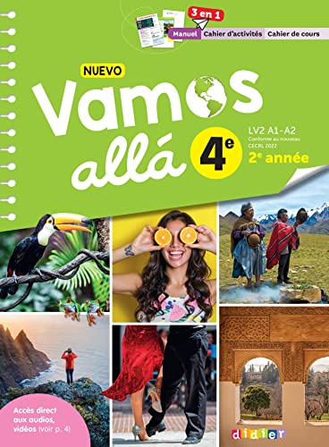 Nuevo Vamos Alla Espagnol 4e - Éd. 2023 - Manuel-Cahier Élève