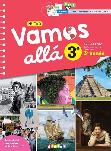 Nuevo Vamos Alla 3e - Éd. 2024 - Manuel-Cahier Élève