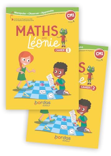 Les Maths Avec Leonie CM1 2022 Cahiers de L'Eleve N 1 et N 2 Sous Fil