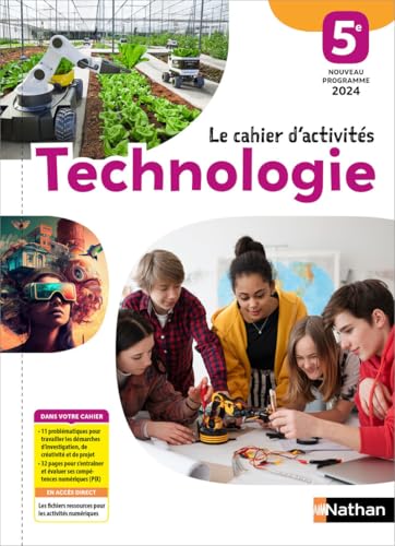 Technologie 5e - 2024 - Cahier D'Activites - Élève