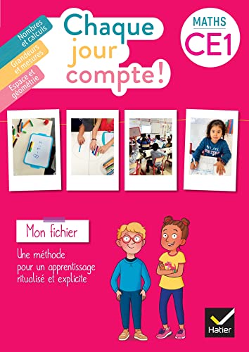 Chaque Jour Compte - Maths CE1 Éd. 2023 - Fichier de L'Eleve