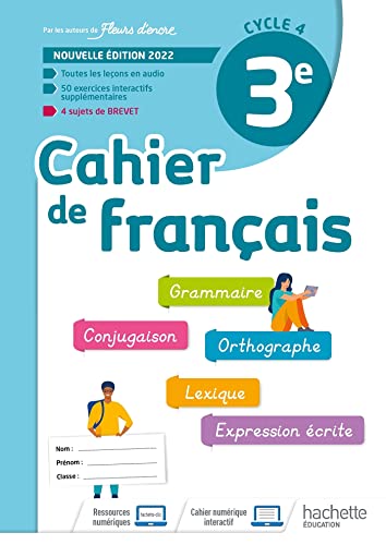 Cahier Français 3e Cyc4
