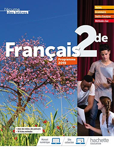 L'Ecume des Lettres 2Nde - Livre Élève - Éd. 2019