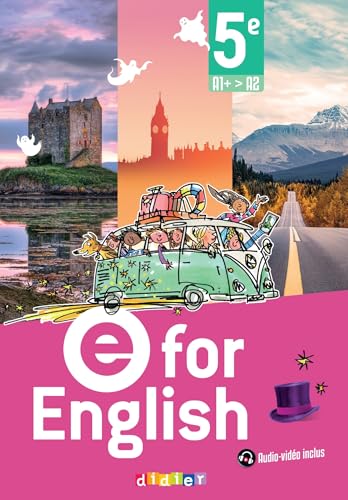 E for English - Anglais 5e - Éd. 2026 - Livre Élève