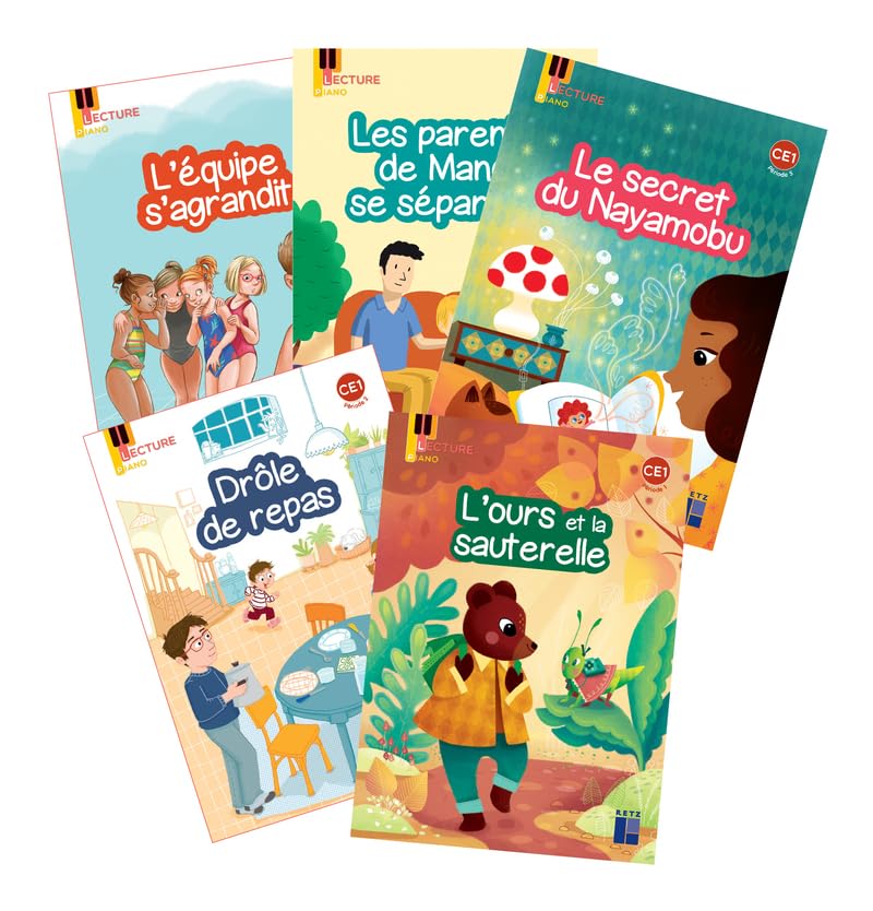 Lecture Piano - Album CE1 Serie 2 Periode 5 - Pack de 5 Titre