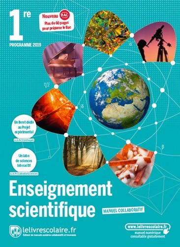 Enseignement Scientifique 1re - Manuel, Édition 2023