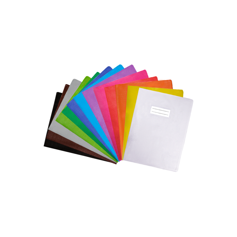 Protège-cahier Lino petit modèle — couleurs assorties