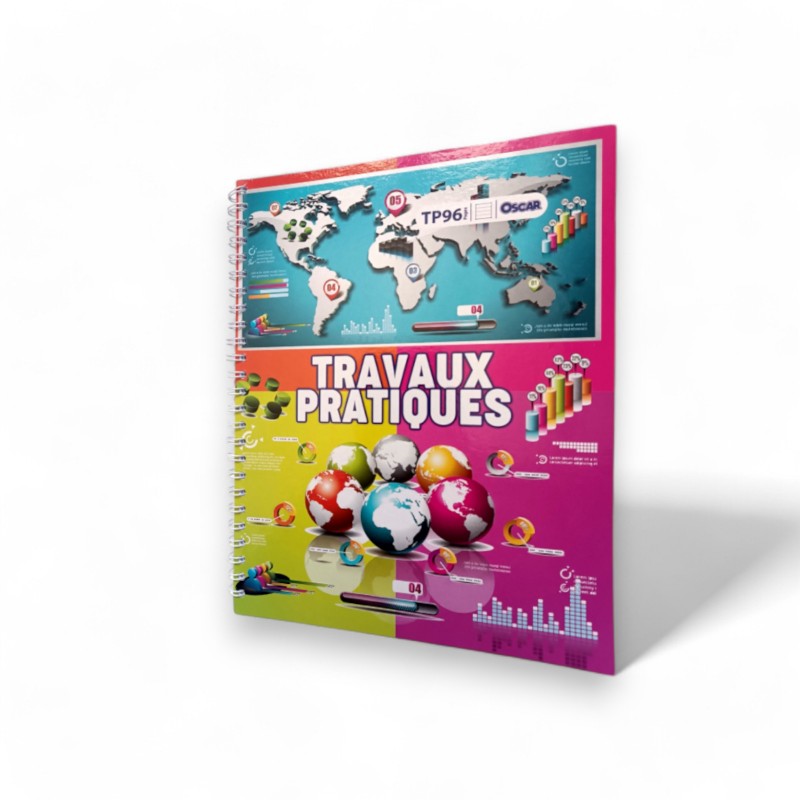 Cahier TP reliure intégrale 17×22 PM – — 1ère année primaire – Oscar