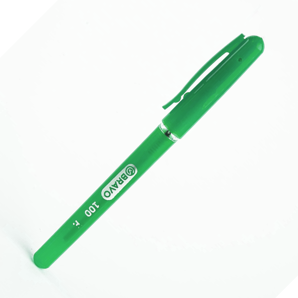 Stylo à bille 100 vert – Bravo