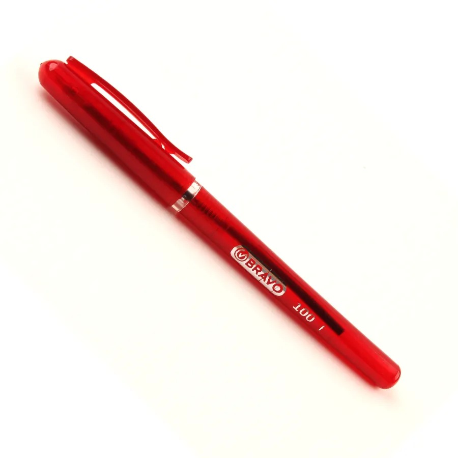 Stylo à bille 100 rouge – Bravo