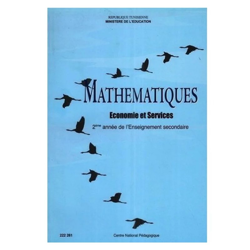 Manuel de mathématiques — 2ème année secondaire (Économie-Services) · CNP